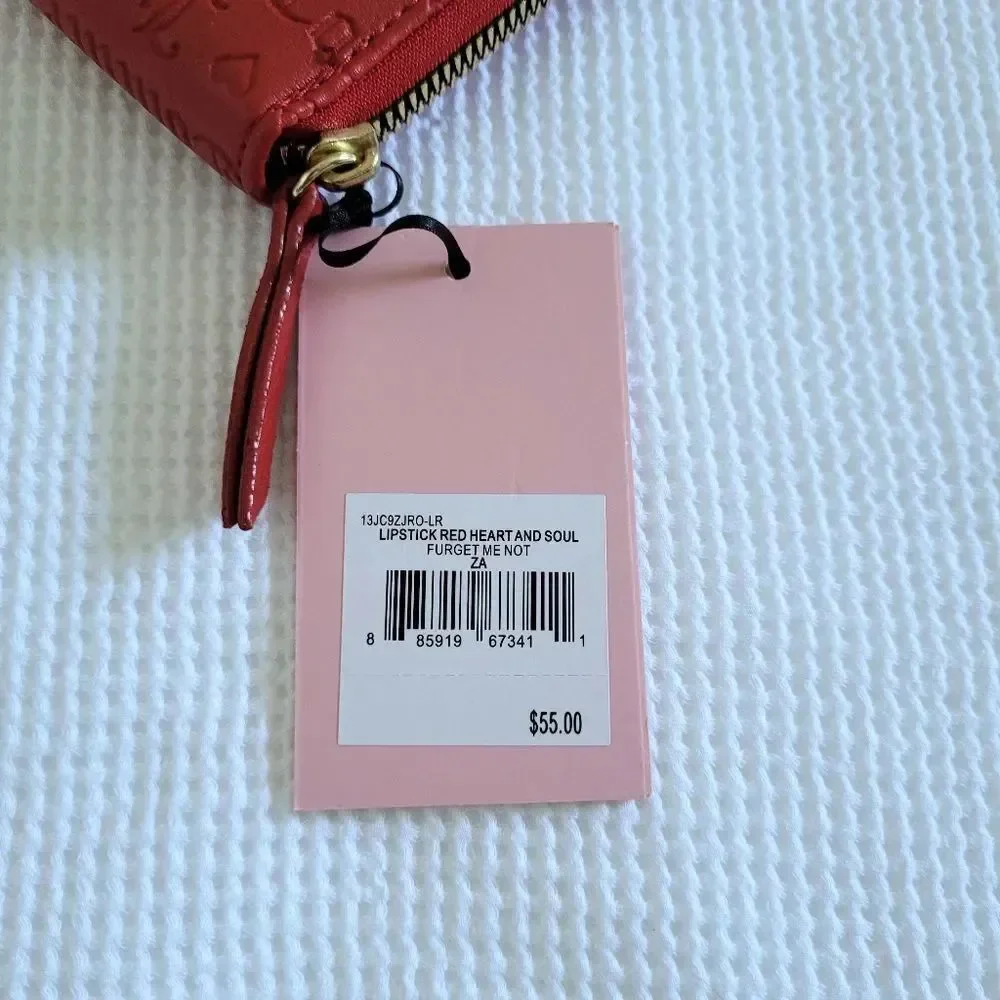 Juicy🍊 Couture Lipstick💄 Red♥️ Heart and Soul Wallet - NWT